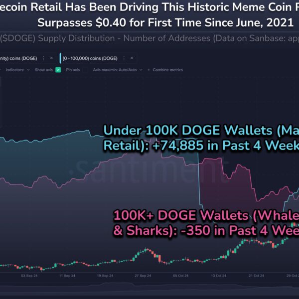 Dogecoin Explodes 150% As Shark & Whale Buying Returns