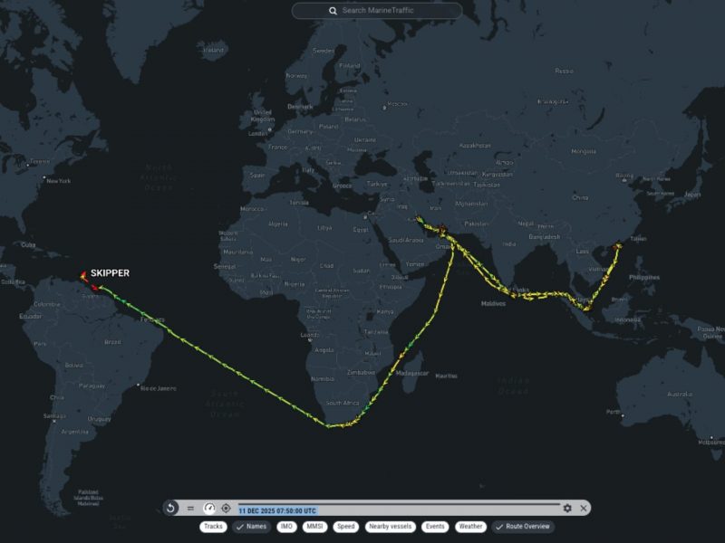 Seized oil tanker Skipper hid location, visited Iran, Venezuela