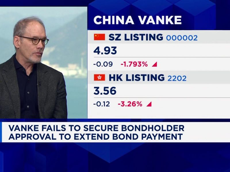 Analyst warns China’s Vanke on brink of default as bailout hopes fade