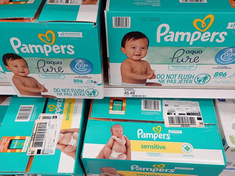 Procter & Gamble is selling diapers made with silk fibers in China