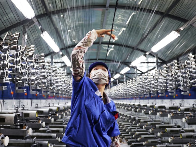 China’s factory activity grows at fastest pace since October, private survey shows, beating official reading